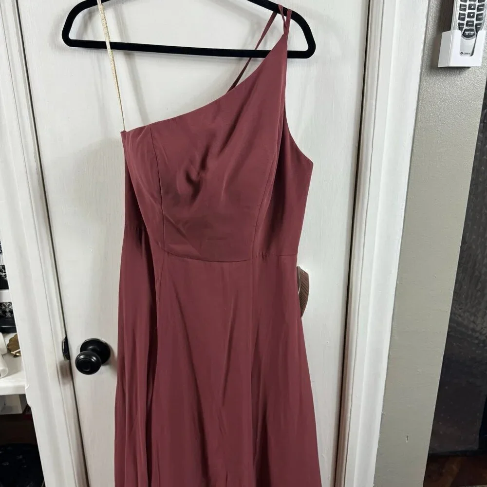 JENNY YOO Kora cinnamon rose.  Bridesmaid dress, formal gown.